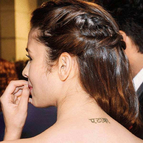 Alia Bhatt Debuts New Tattoo Dedicated to Ranbir Kapoor's Best Performance  to Date | Rayon: Fun, Fake, Fabulous